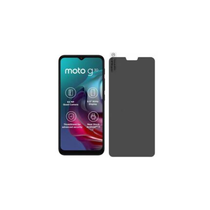 Privacy Screen Protector Compatible for Motorola G30 - Matte Finish