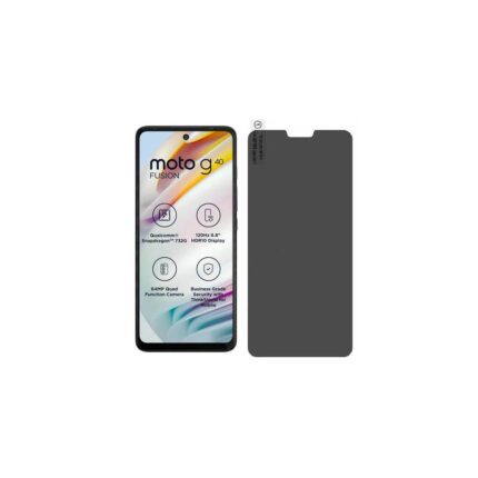 Privacy Screen Protector Compatible for Motorola G40 Fusion - Matte Finish