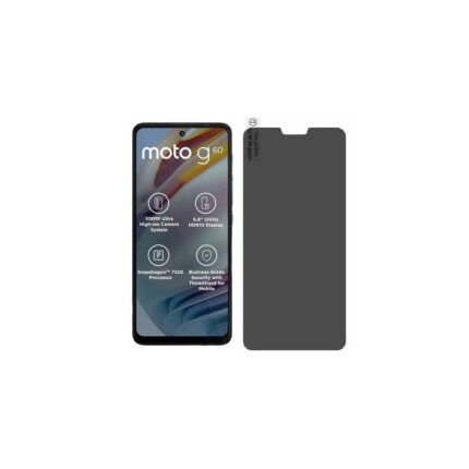 Privacy Screen Protector Compatible for Motorola G60 - Matte Finish