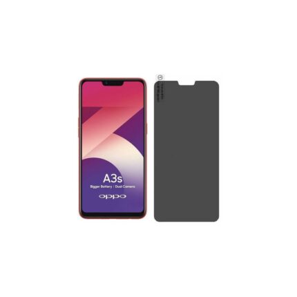 Privacy Screen Protector Compatible for OPPO A3s - Matte Finish