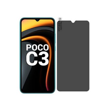 Privacy Screen Protector Compatible for Poco C3 64GB - Matte Finish