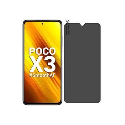 Privacy Screen Protector Compatible for Poco X3 128GB - Matte Finish