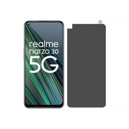Privacy Screen Protector Compatible for Realme Narzo 30 5G - Matte Finish