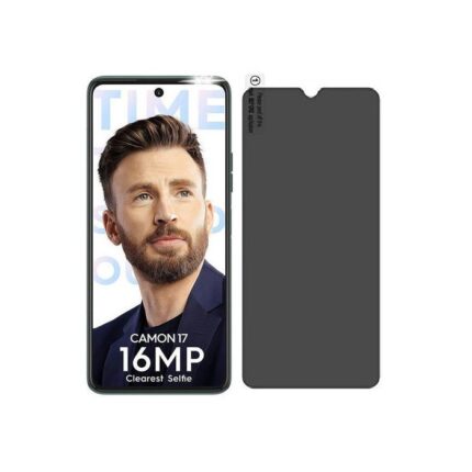 Privacy Screen Protector Compatible for Tecno Camon 17 - Matte Finish