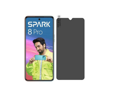 Privacy Screen Protector Compatible for Tecno Spark 8 Pro - Matte Finish